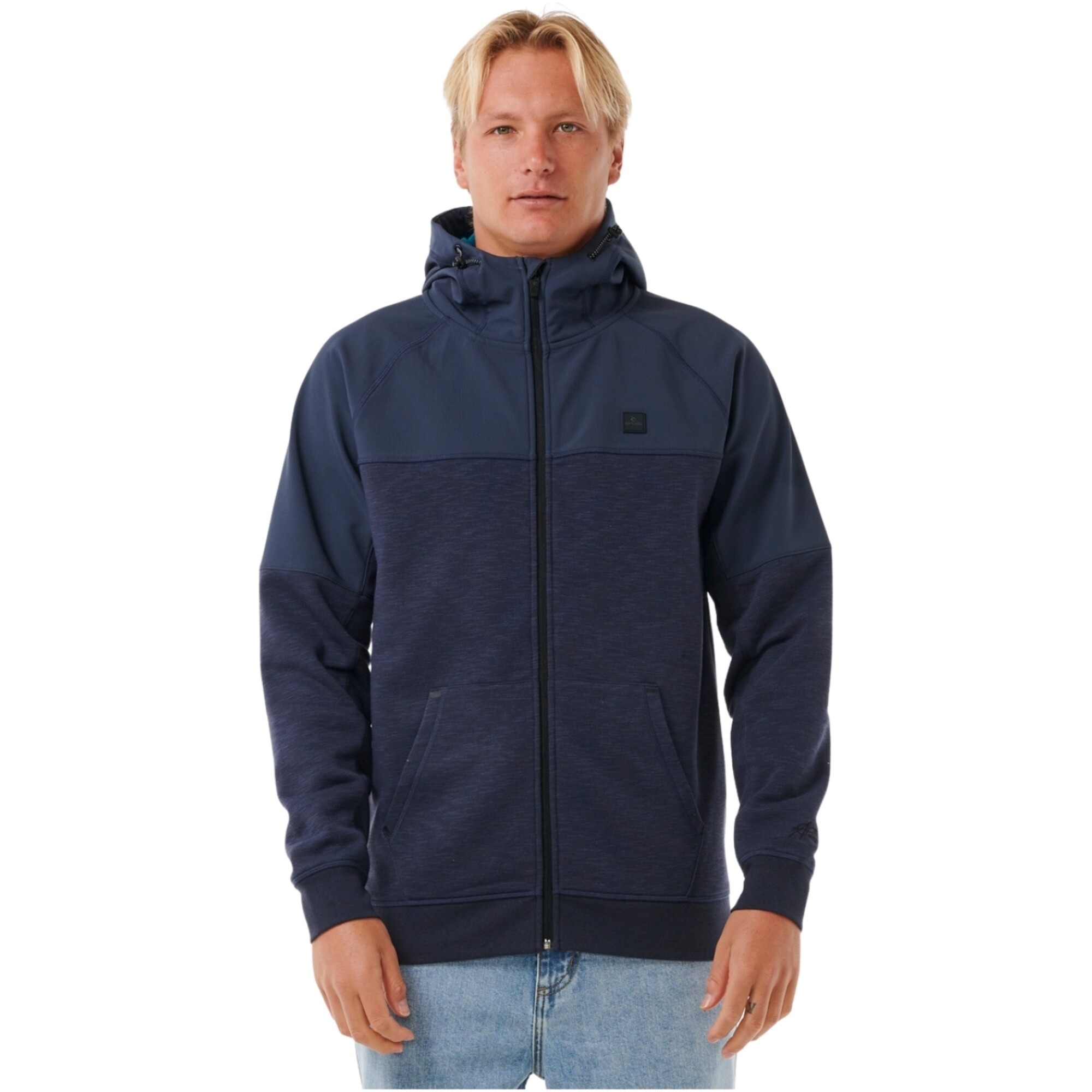 2024 Rip Curl Mens Anti Series Viral Zip Fleece Jacket CFEBH9 - Purple ...