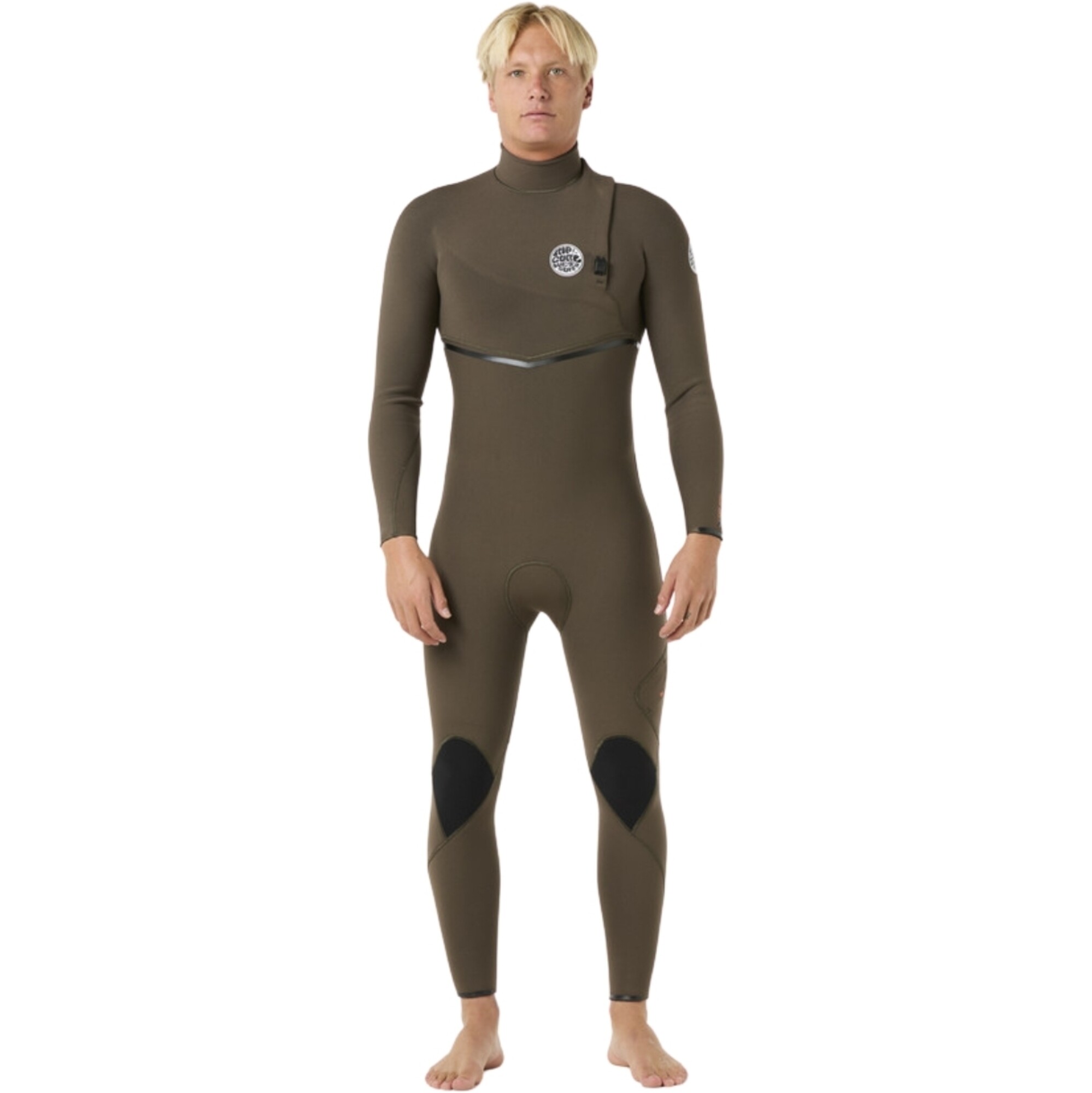 2025 Rip Curl Mens Flashbomb 3/2mm Zip Free Wetsuit 14OMFS - Deep Rock ...