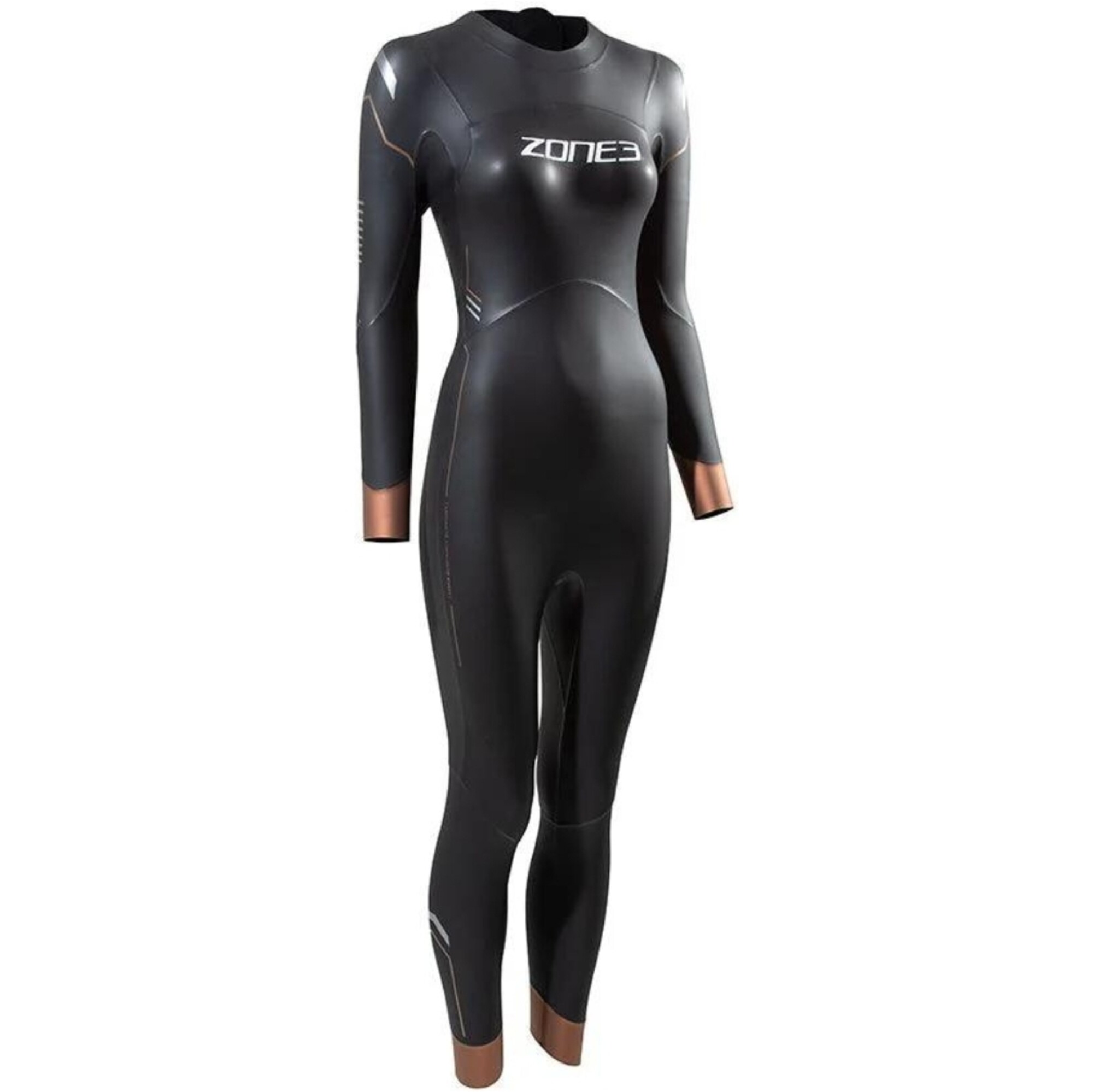 2026 ZONE3 Thermo Tech Warmth Swim Mitts NA24UHTM101 - Black / Silver / Red | Watersports Outlet