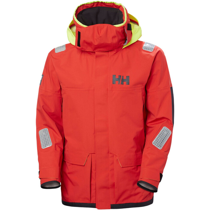2025 Helly Hansen Mens Skagen Pro Sailing Jacket 34420 Alert Red