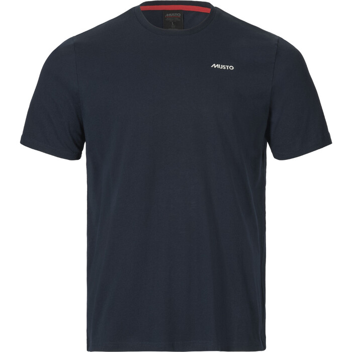 2025 Musto Mens Classic Logo Tee 85121 Navy Sailing Sailing