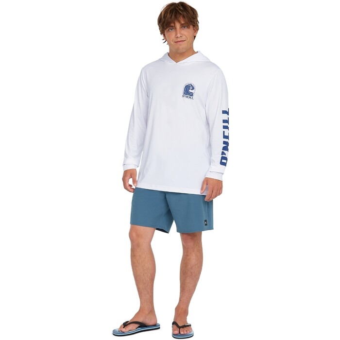 2025 O'Neill Mens UPF Hoodie 2850272 Snow White