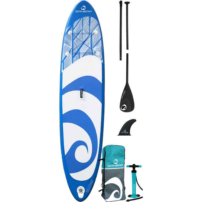 2021 Spinera SupVenture 12'0 Inflatable Stand Up Paddle Board, Bag, Pump & Paddle Package - Blue
