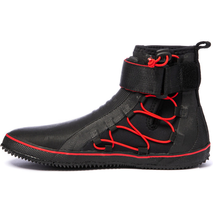 2022 Gul All Purpose 5mm Lace Up Boots BO1304-B2 - Black / Red