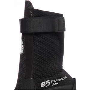 2020 Rip Curl Flashbomb 5mm Hidden Split Toe Boots WBO7IF - Black