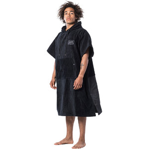 2020 Rip Curl Newy Changing Robe / Poncho BLACK CTWAV4