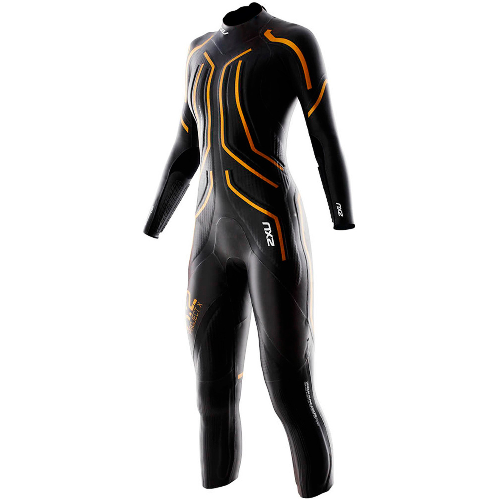 2XU Ladies X1 Project X TRIATHLON Wetsuit in Black / Gold WW1825