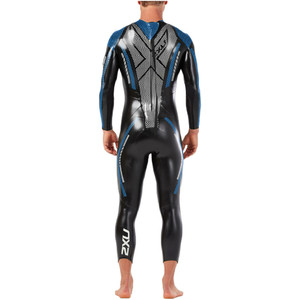 2XU Mens P:2 Propel Triathlon Wetsuit BLACK / DRESDEN BLUE MW4990c