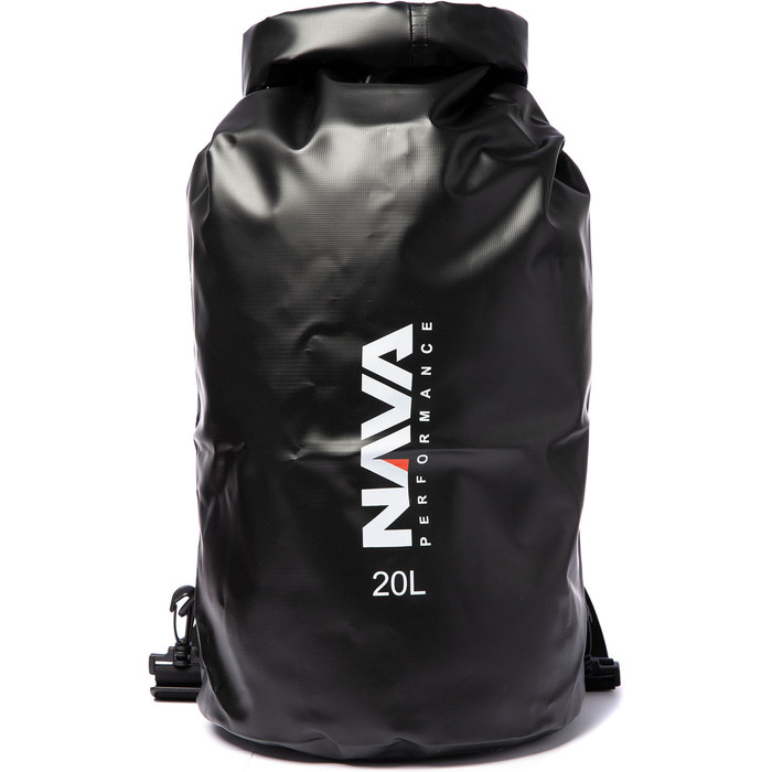 2020 Nava Performance 20L Drybag With Backpack Straps NAVA002 - Black