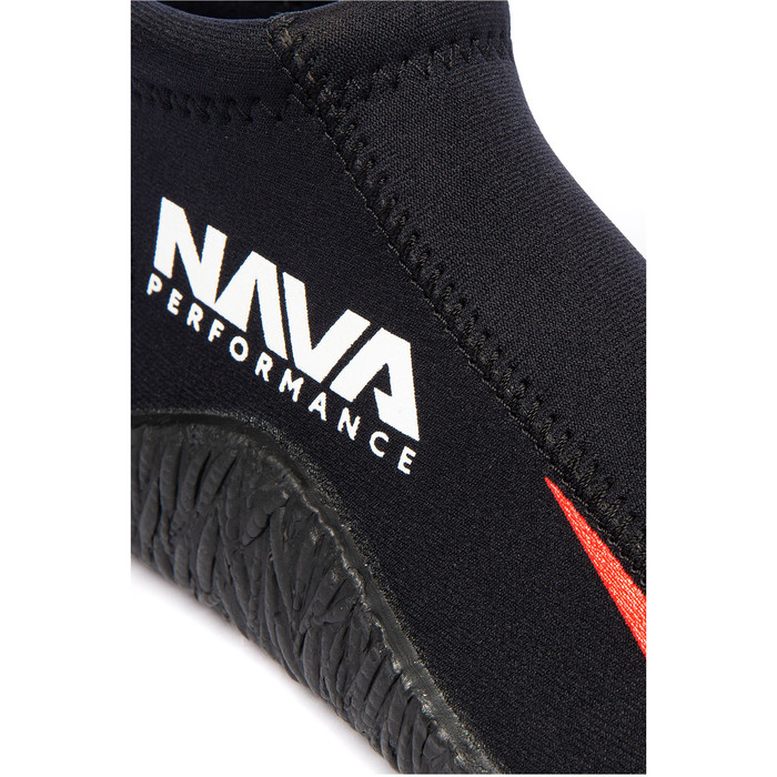 2024 Nava Performance Low-Cut 3mm Neoprene Boots NAVABT01 - Black