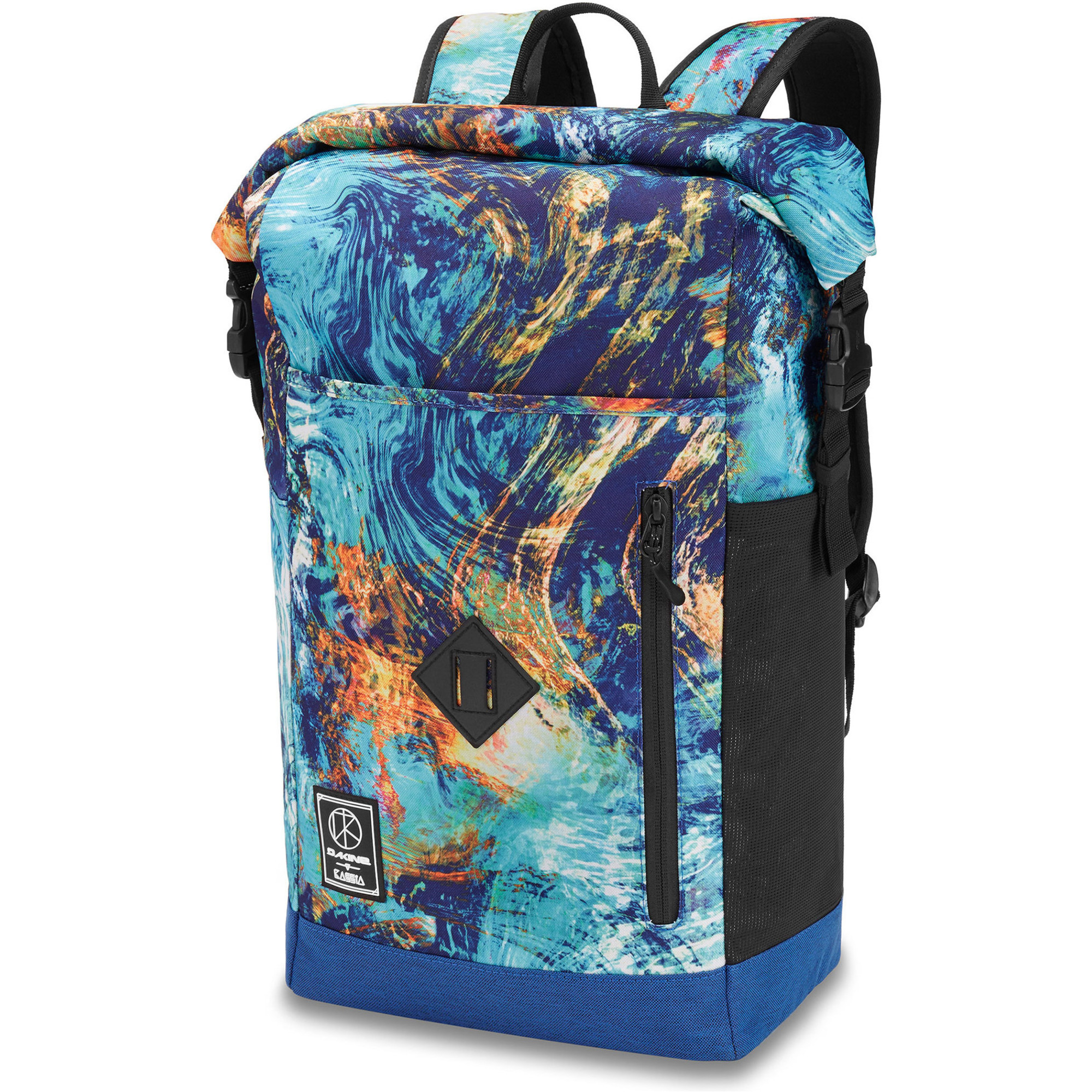 2020 Dakine Mission Surf 28L Roll Top Wet / Dry Backpack 10002839 Kassia Elemental Wetsuit