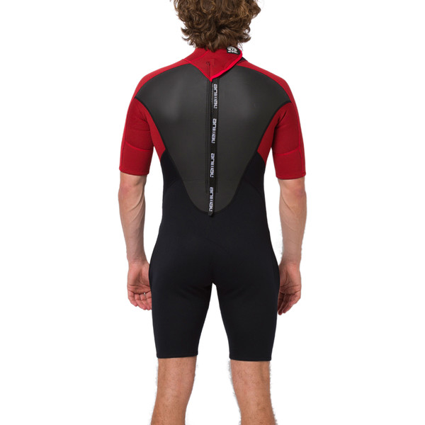 2020 Animal Mens Nova 3/2mm Back Zip Shorty Wetsuit AW0SS009 Black