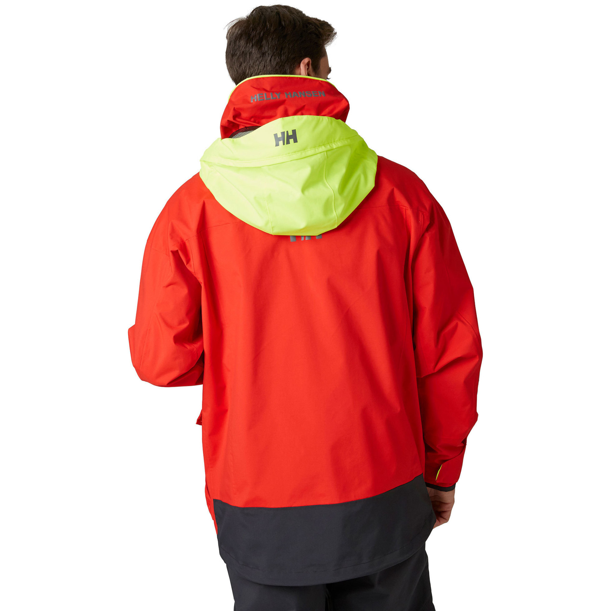 2024 Helly Hansen Mens Pier Sailing Jacket 34156 Alert Red Sailing
