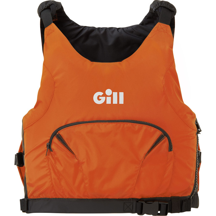 2022 Gill Junior Pro Racer Side Zip 50N Buoyancy Aid 4916J - Orange