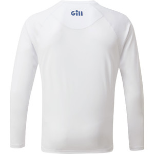 2021 Gill Mens Race Long Sleeve Tee RS37 - White