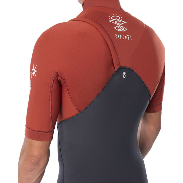 2020 Rip Curl Mens EBomb 2mm Short Sleeve Zipperless Wetsuit WSM8EE