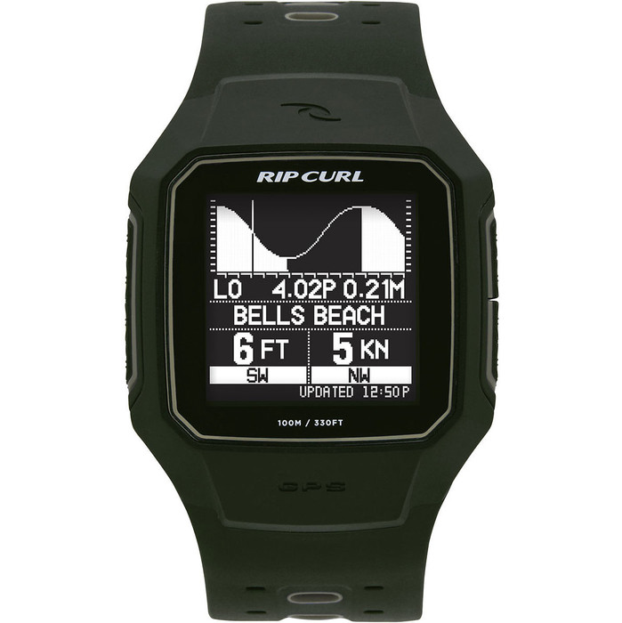 2020 Rip Curl Search GPS Series 2 Smart Surf Watch A1144 - Military Green