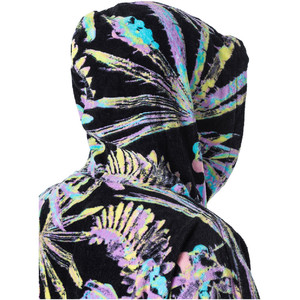 2020 Rip Curl Hopper Hooded Changing Robe Poncho CTWAR4 - Black