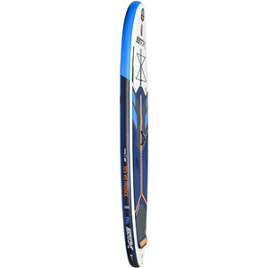 2020 STX Freeride Windsurf 10'6 Inflatable Stand Up Paddle Board Package - Board, Bag, Paddle, Pump & Leash - Blue / Orange