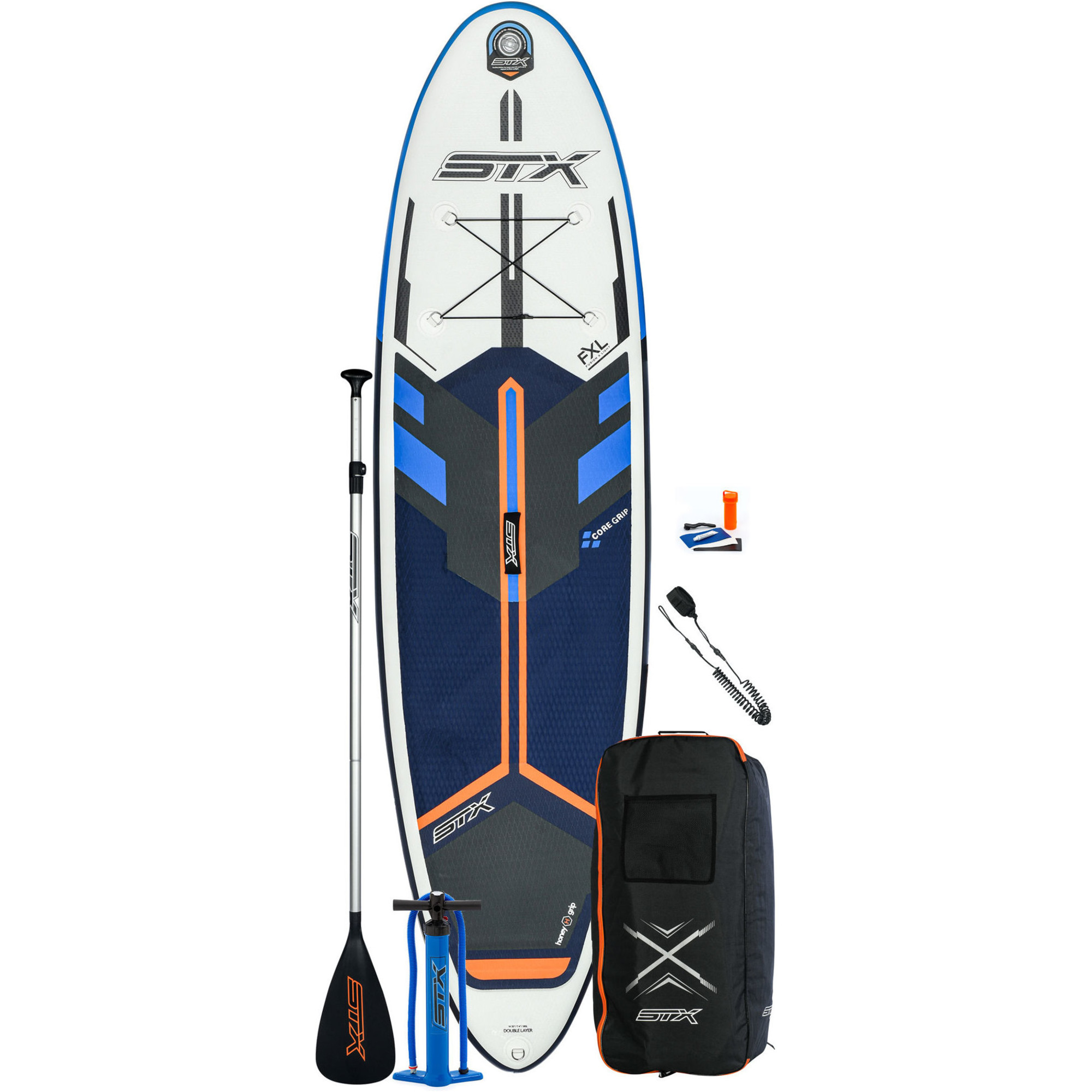 2021 STX Freeride 9'8 Inflatable Stand Up Paddle Board Package Board