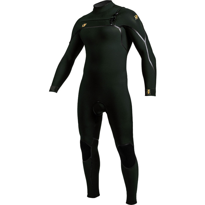 2020 O'Neill Mens Psycho One 3/2mm Chest Zip Wetsuit 4966 - Dark Olive
