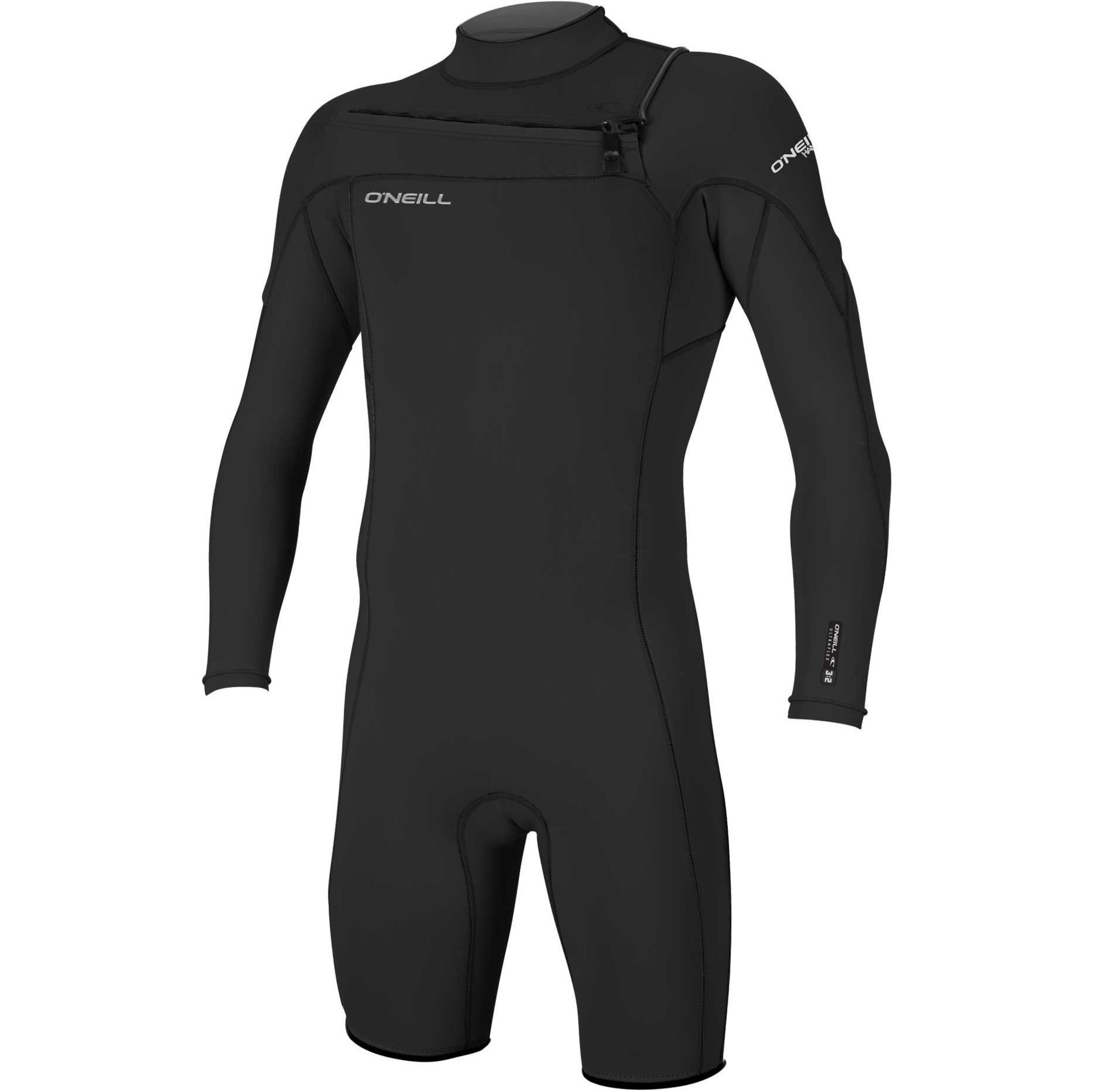 2024 O Neill Mens Hammer 2mm Long Sleeve Chest Zip Shorty Wetsuit 4928   33504 ONeill Mens Hammer 2mm Long Sleeve Chest Zip Shorty Wetsuit 4928   Black.2000x2000 