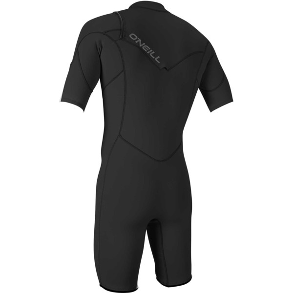 2024 O'Neill Mens Hammer 2mm Chest Zip Shorty Wetsuit 4927 Black