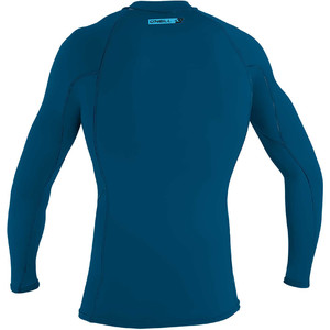 2021 O'Neill Mens Premium Skins Long Sleeve Rash Vest 4170B - Blue