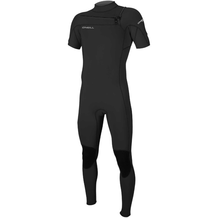 2022 O'Neill Mens Hammer 2mm Chest Zip Short Sleeve Wetsuit 5056 - Black