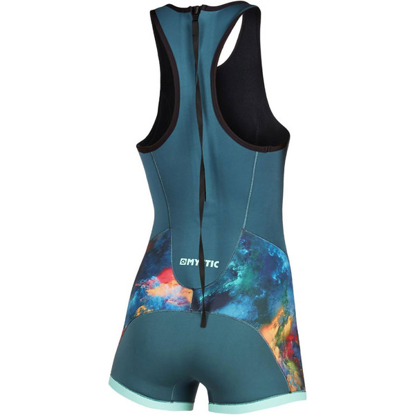 2020 Mystic Womens Diva 2mm Short Jane Wetsuit 200074 Teal Wetsuits