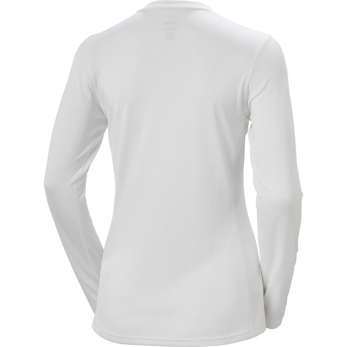 2022 Helly Hansen Womens Lifa Active Solen Long Sleeve Top 49352 - White
