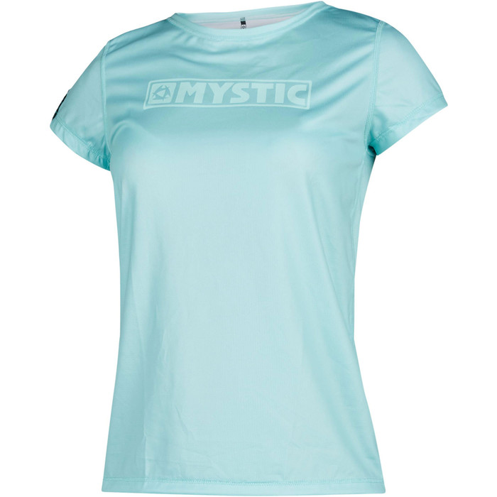 2021 Mystic Womens Star Short Sleeve Rash Vest 200151 - Mist Mint