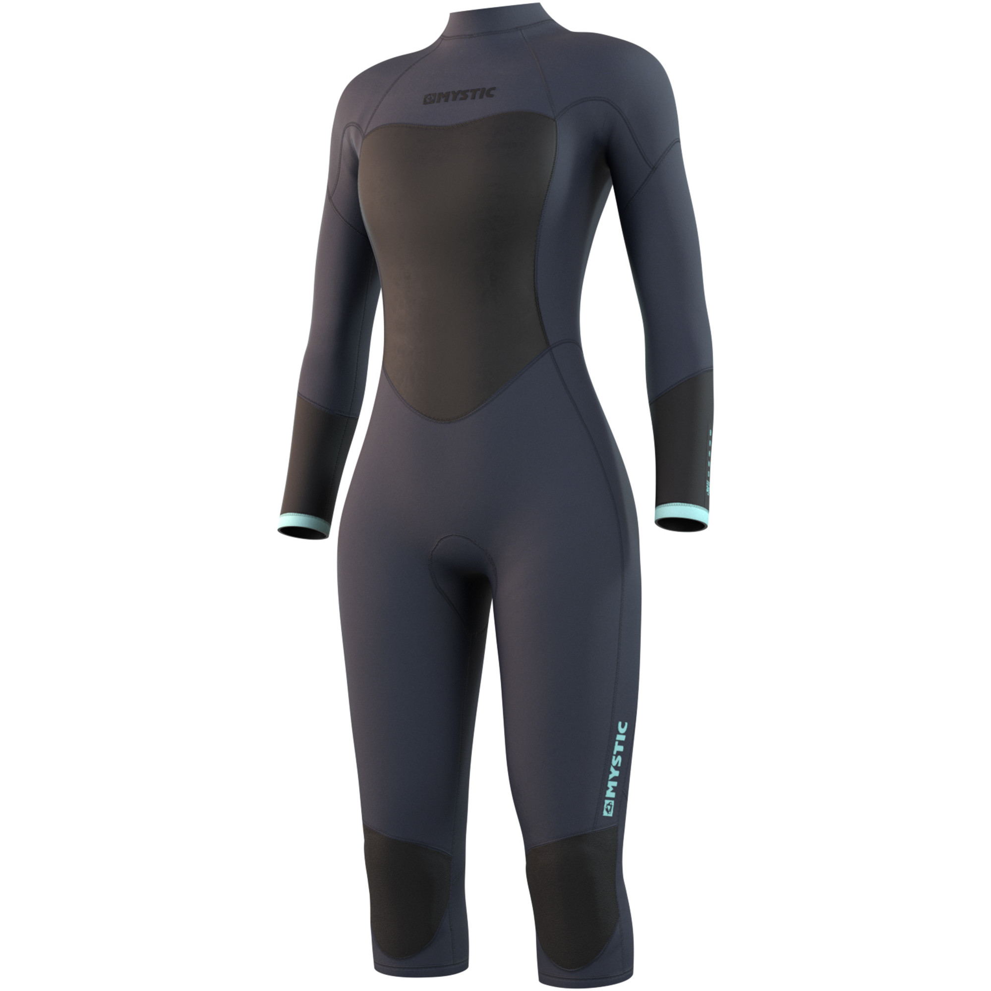 2024 Mystic Womens Brand 3/2mm Long Arm Short Leg Back Zip Wetsuit ...