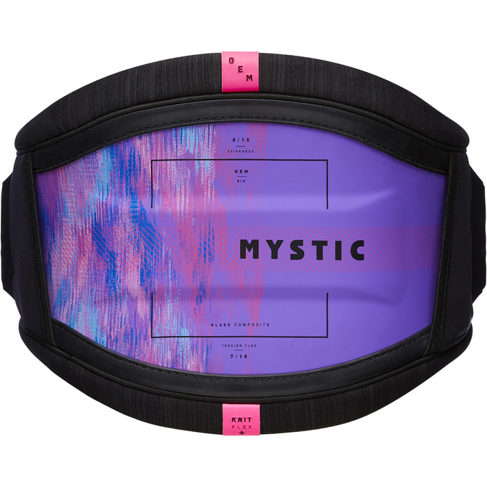 2021 Mystic Womens Gem Bruna Kajiya Waist Harness No Bar 200095 - Black / Purple