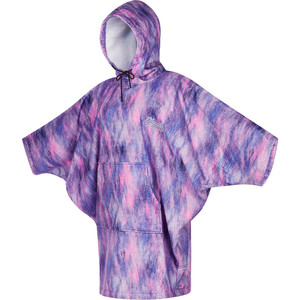 2021 Mystic Womens Change Robe / Poncho 210137 - Black / Purple