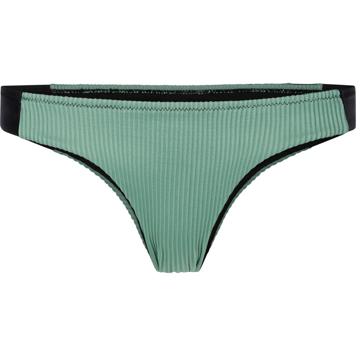 2021 Mystic Womens Zipped Bikini Bottom 210264 - Seasalt Green