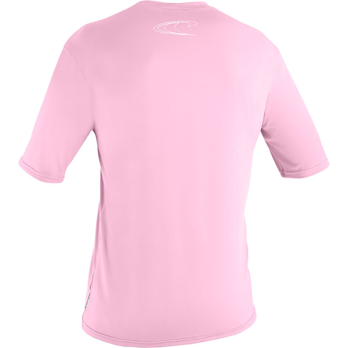 2022 O'Neill Toddler Basic Skins Short Sleeve Sun Shirt Pink 3550