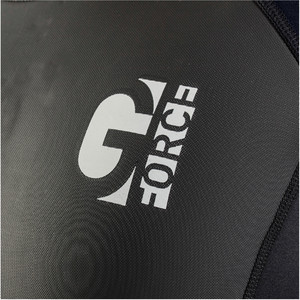 2022 Gul Mens G-Force 3mm Back Zip Shorty Wetsuit GF3305-B7 - Black / Navy