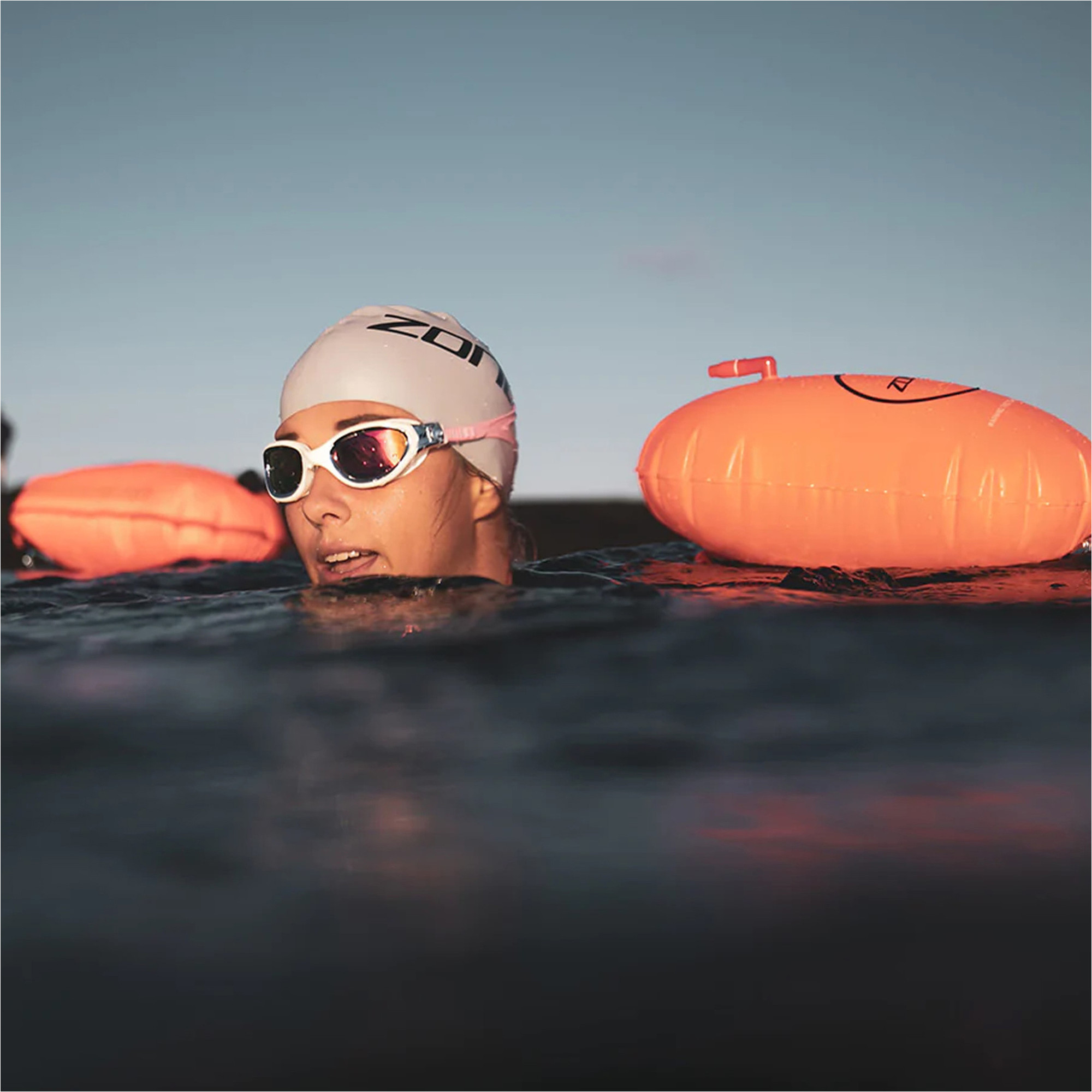 2023 Zone3 28L Swim Safety Buoy / Tow Float SA21SB - Orange - Triathlon ...