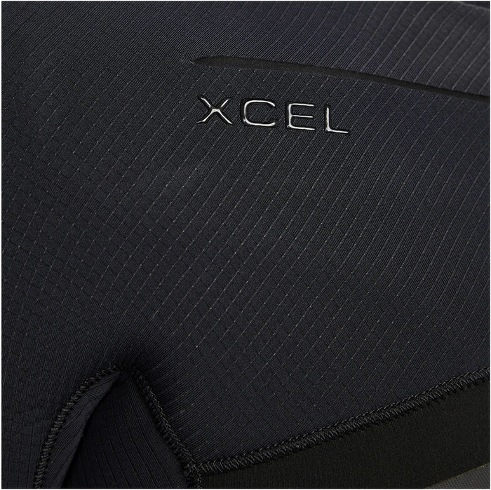 2024 Xcel Mens Drylock 5/4mm Hooded Chest Zip Wetsuit MC54DH20 - Black