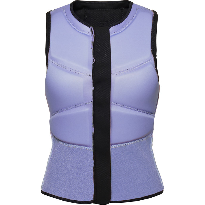 2023 Mystic Womens Ruby Front Zip Impact Vest 35005220143 - Black / Purple
