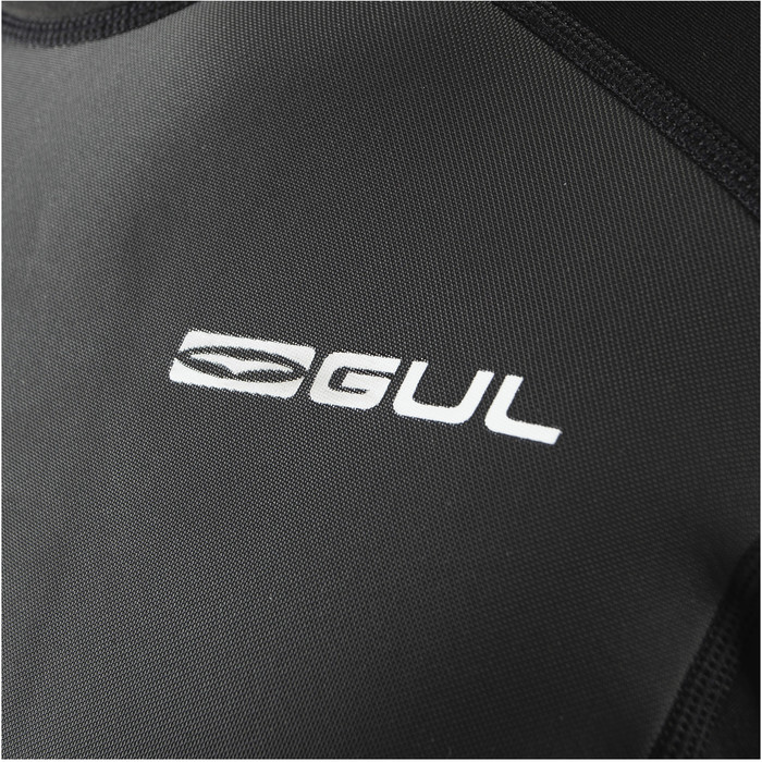 2022 Gul Mens Response 3/2mm Back Zip Shorty Wetsuit RE3319-C1 - Black