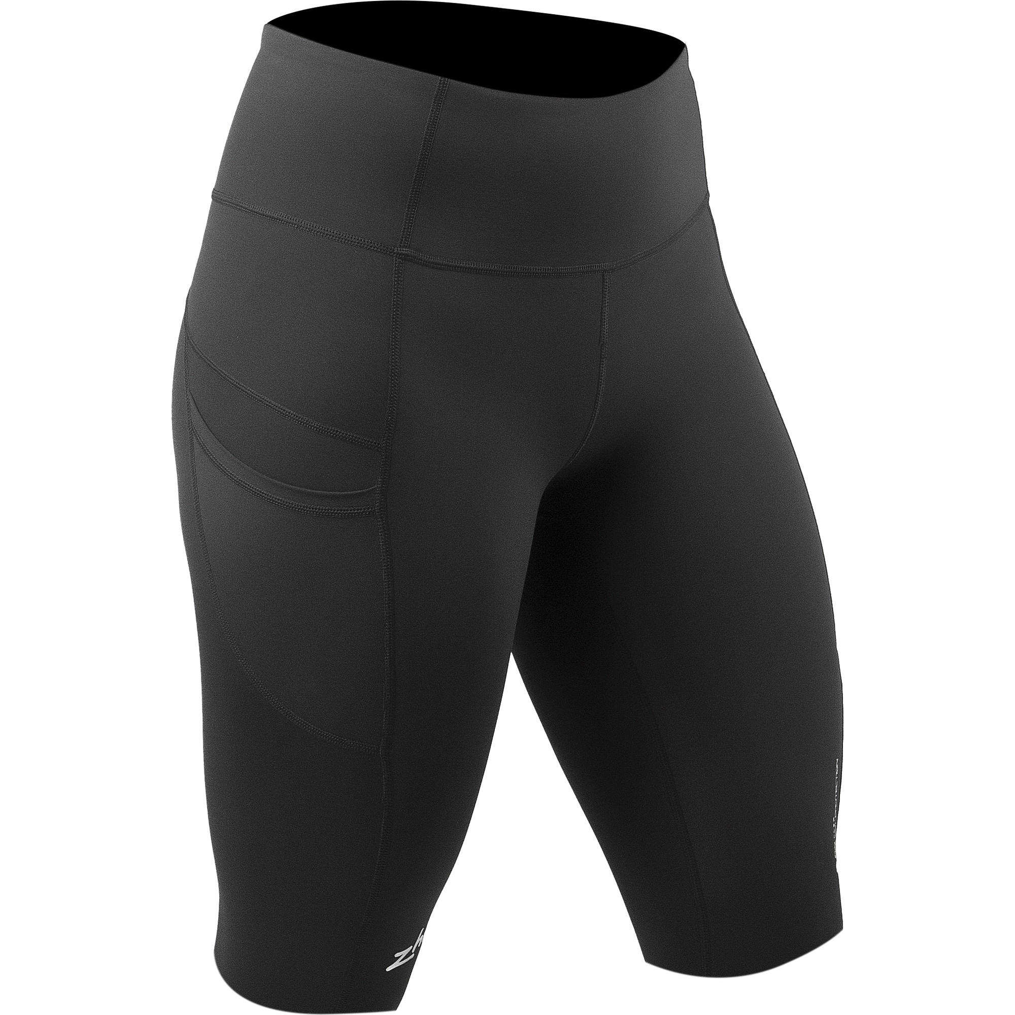 2024 Zhik Womens Eco Spandex Shorts SRT-0063-W-BLK - Black - Sailing ...