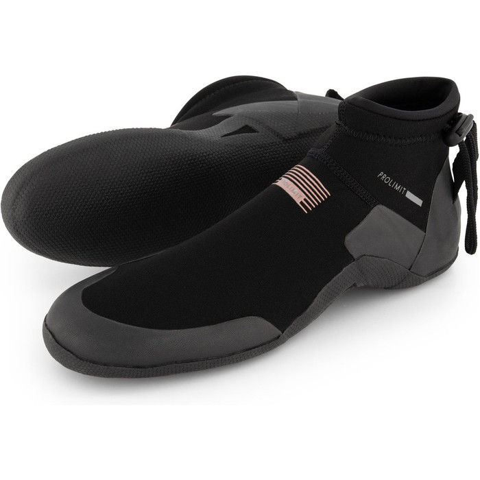 2022 Prolimit Womens Pure 2.5mm Round Toe Wetsuit Shoe 10520 - Black
