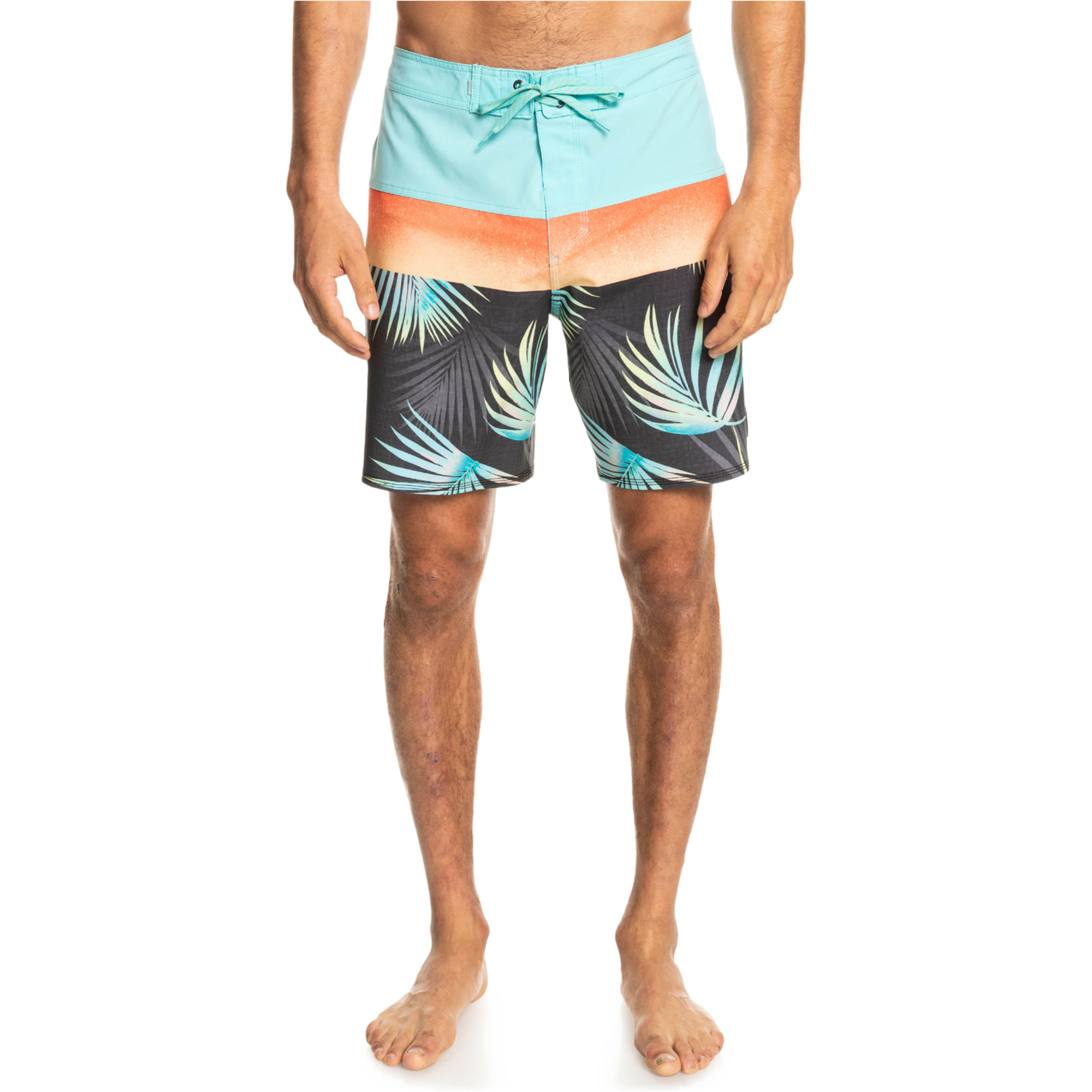 2022 Quiksilver Mens Surfsilk Panel 18 Boardshorts EQYBS04658 Tarmac
