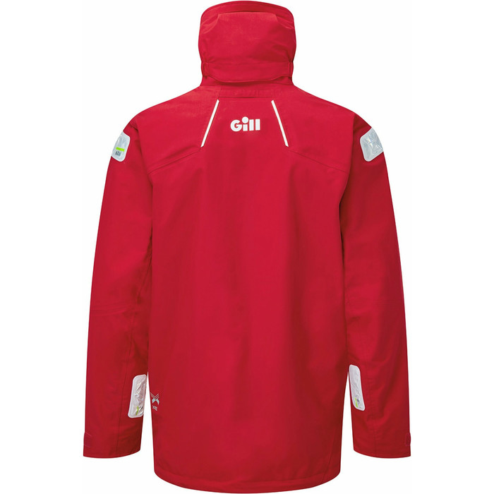 2024 Gill Mens OS2 Offshore Sailing Jacket & Trouser Combi Set - Red