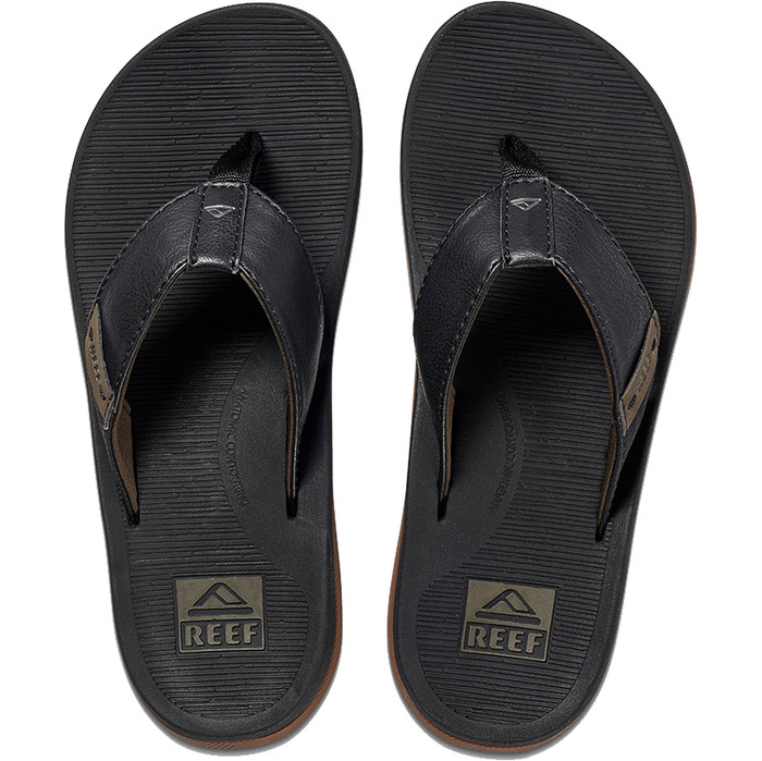 2024 Reef Mens Santa Ana Flip Flops CI4650 - Black - Accessories ...