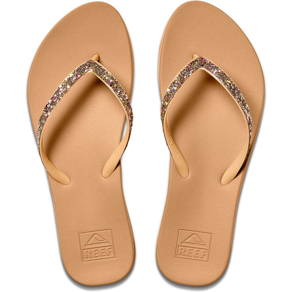 Reef Cushion Bounce Stargazer, Infradito Donna, Black/Bronze, 35