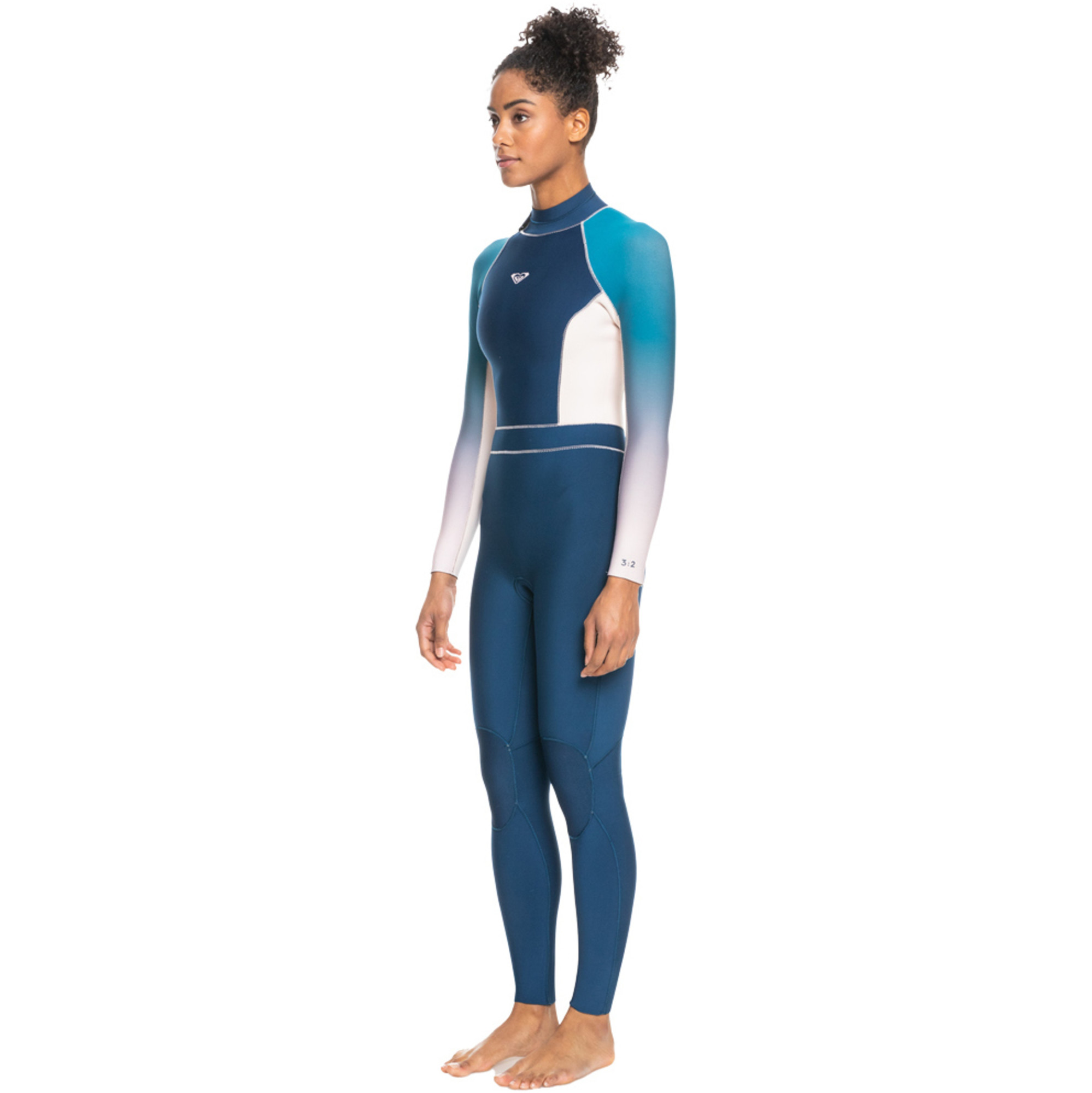 2023 Roxy Womens Rise 3/2mm Back Zip GBS Wetsuit ERJW103117 - Iodine ...