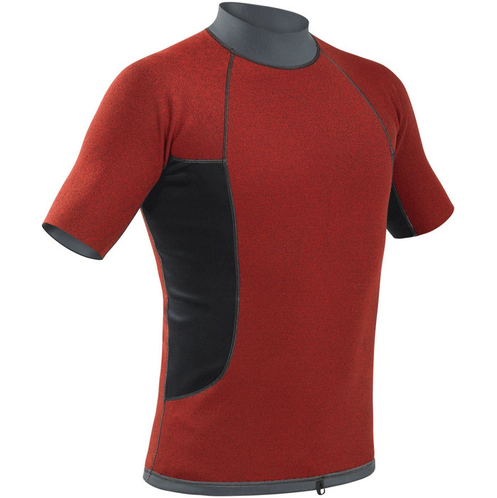 2024 Palm Mens NeoFlex 0 5mm Neoprene Short Sleeve Top 12797 Jet Grey